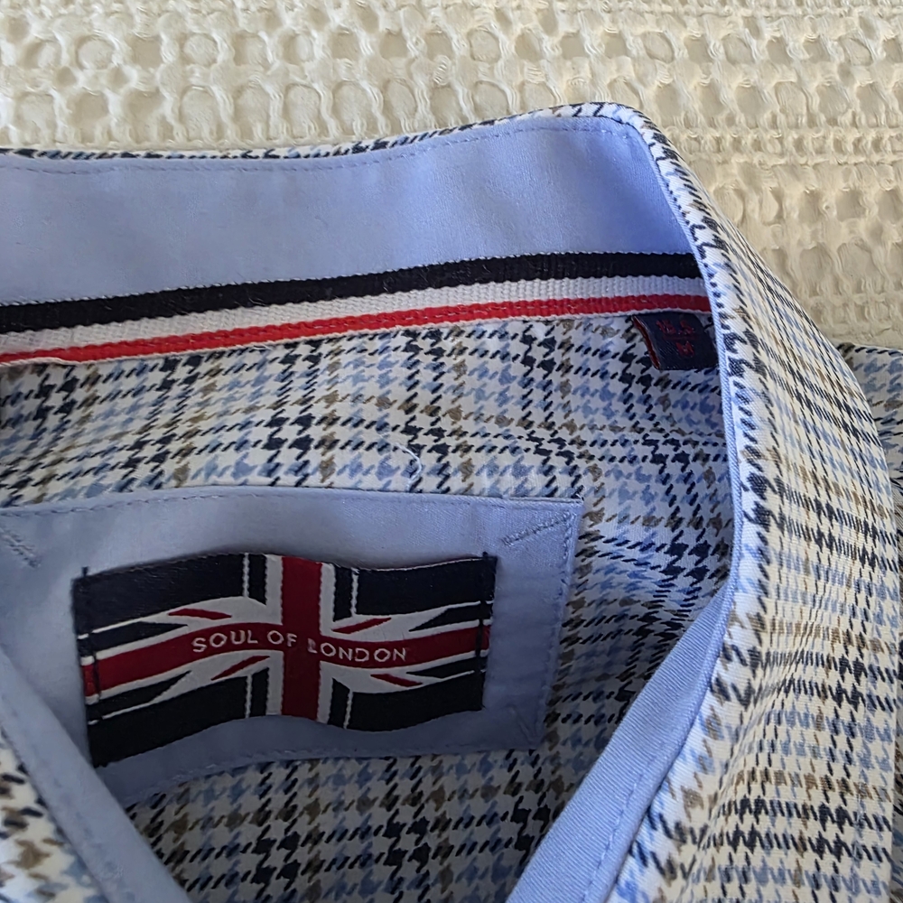 Blue Checkered Men's Shirt